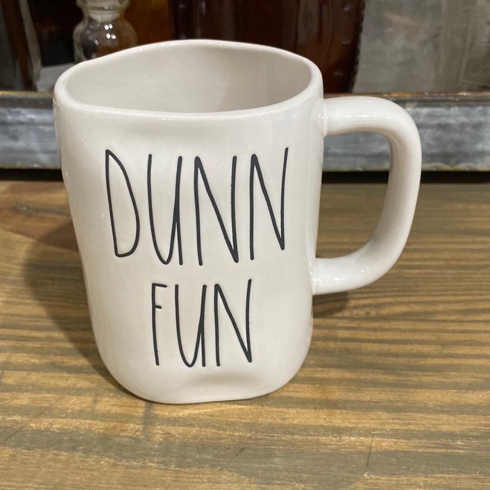 NWT Rae Dunn DUNN FUN mug
